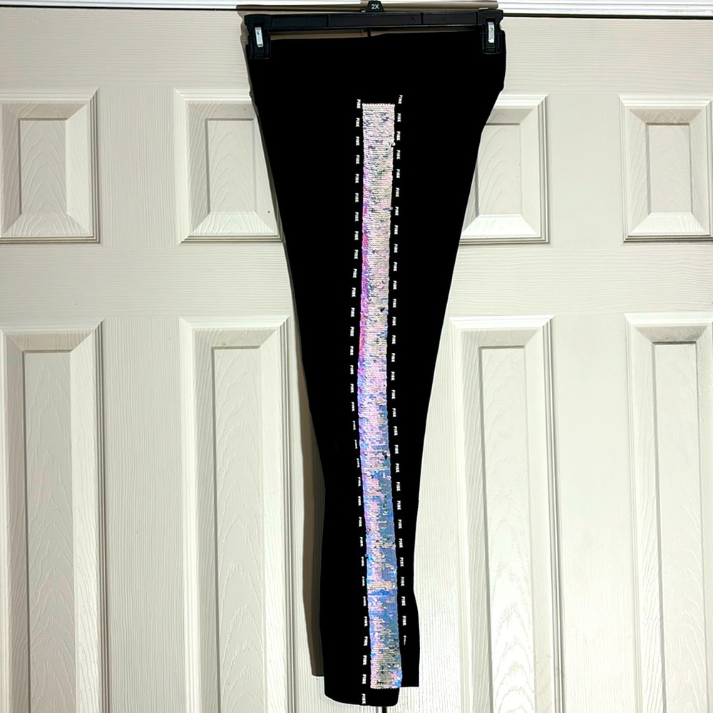 Pink Victoria’s Secret Y2K/Mermaid/Sequined Leggings